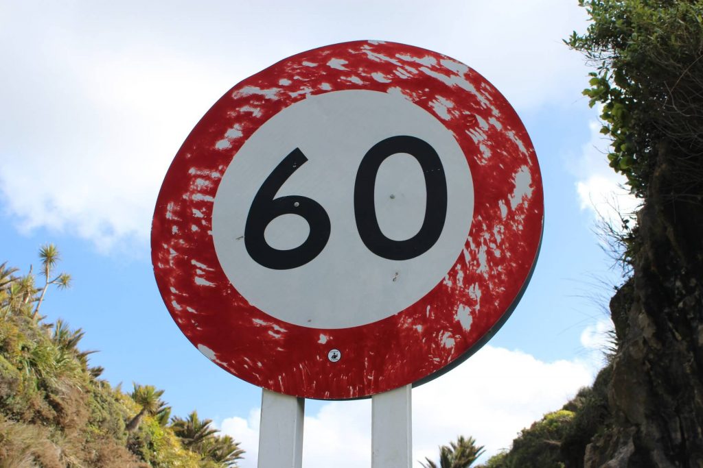 speed limit sign